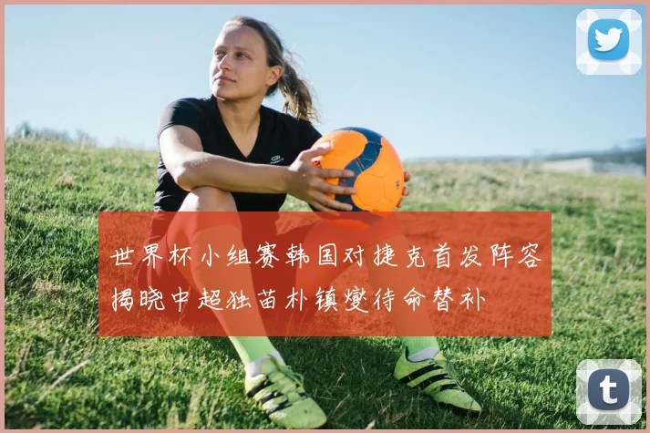 世界杯小组赛韩国对捷克首发阵容揭晓中超独苗朴镇燮待命替补